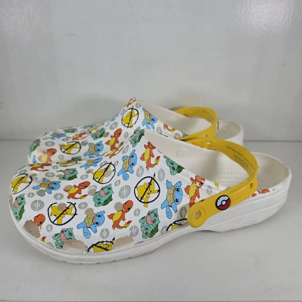 CROCS X POKEMON 2 Collab‎ Clog Classic Shoe Men's Size 12  Pikachu Charmander